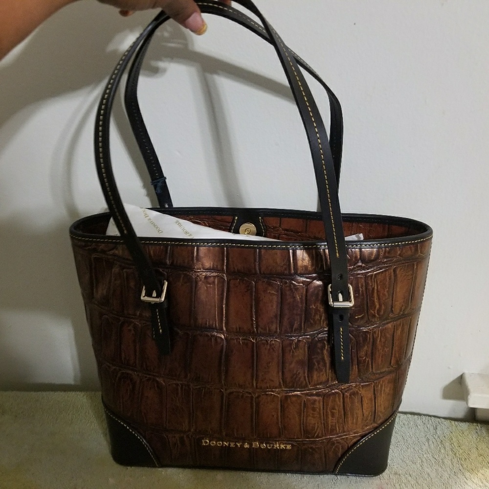 Dooney & Burke Croc Style purse